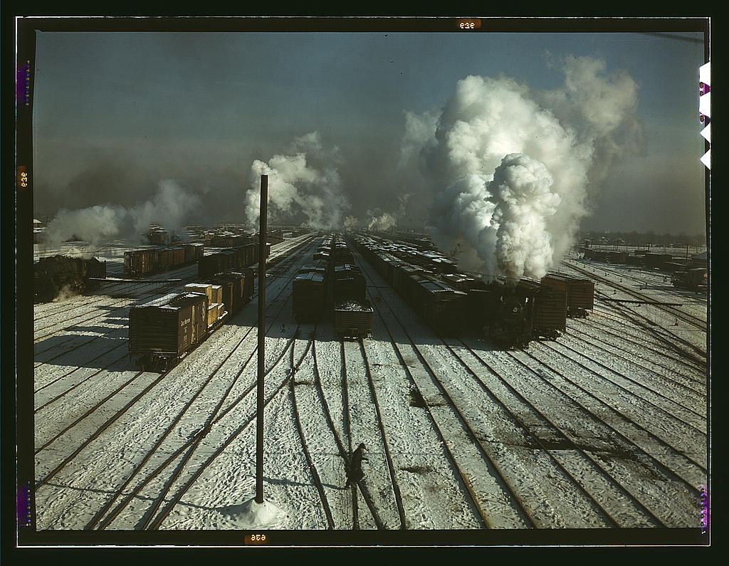 C & NW RR, a general view of a classification yard at Proviso Yard, Chicago, Ill.jpg