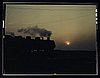 View in a departure yard at C & NW RR's Proviso yard, at twilight, Chicago, Ill.jpg